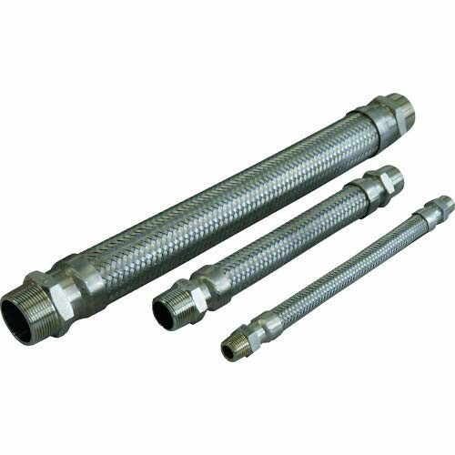 FTAP 袋ナット付溶接型フレキ 継手ステンレス オスXメス 15AX500L FTAP-7015-500-MF|アルメリア店