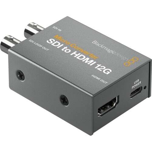Blackmagic Design Micro Converter SDI to HDMI 12G 薄墨色