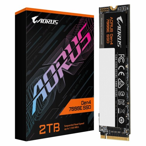 GIGABYTE AORUS Gen4 7000E SSD 2肺結核 AG470E2肺結核 固定ディスク4974