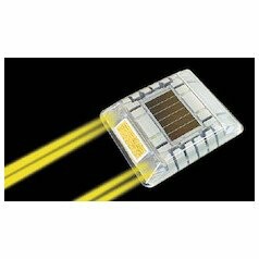 キャットアイ ルミナスアイ・マイティ ソーラー式点滅 片面 黄 LE260A2