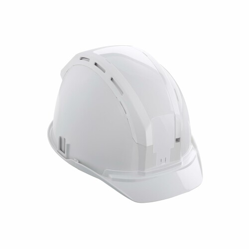 タジマ ヘルメット セフメット ホワイト HSWWB 厚生労働省保護帽検定合格品（飛来・落下物用／墜落時保護用） 前後左右4カ所にセフ取付溝 内装スチロールレス・衝撃吸収スクエアライナ