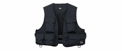 ダイワ(DAIWA) DV-3425 フィッシングベスト 黒いこと L