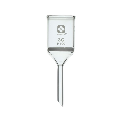柴田科学の科目 瑠璃濾過器 3G 円柱ロート形 3GP100 013110-3100A