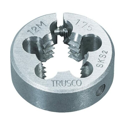 ＴＲＵＳＣＯ 丸ダイス 細目 ７５径 Ｍ３６Ｘ２．０（ＳＫＳ） T75D-36X2.0