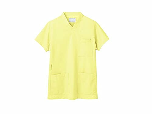 スクラブジャケット(男女兼用) 72-623(シトラスイエロー) S 住商モンブラン