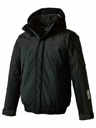 TS DESIGN リフレクティブファイバーダウンジャケット 秋冬用 黒いこと 1926 95 3L