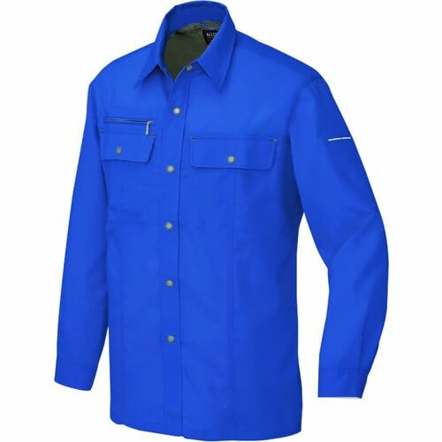 アイトス 長袖シャツ(春夏用) AZ-5565 006 ロイヤルブルー 6Lサイズ｜アルメリア店