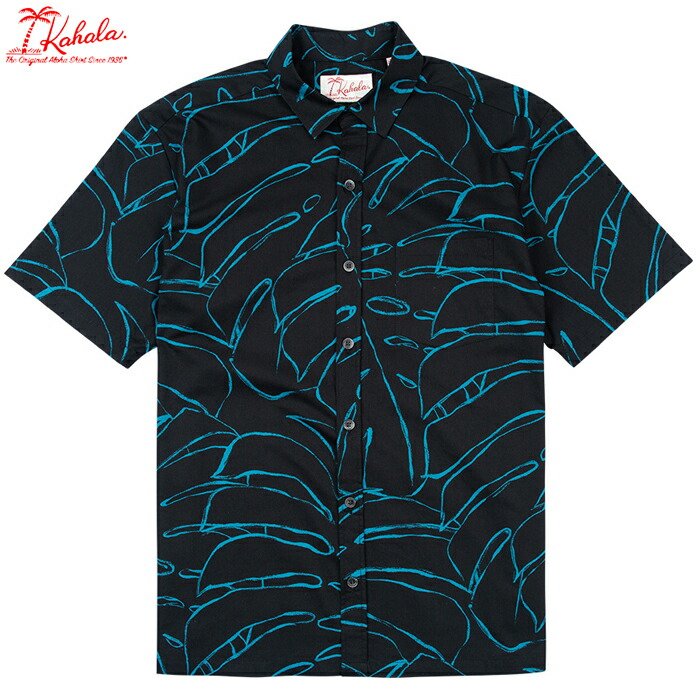 ハワイ製 KAHALA カハラ アロハシャツ 半袖 ダークグリーン Sサイズ ハワイ製 KAHALA カハラ アロハシャツ 半袖 ダークグリーン Sサイズ
