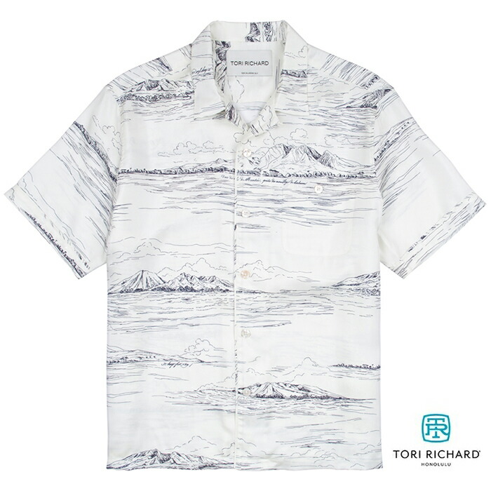 Tori Richard 【トリリチャード アロハシャツ】 レギュラーサイズ 本物のメイドインハワイアロハブランド リゾートウェア lahaina