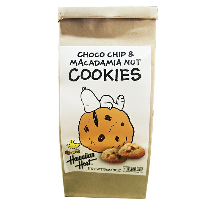 マカデミアナッツクッキー スヌーピー チョコチップマカデミアナッツクッキーbag