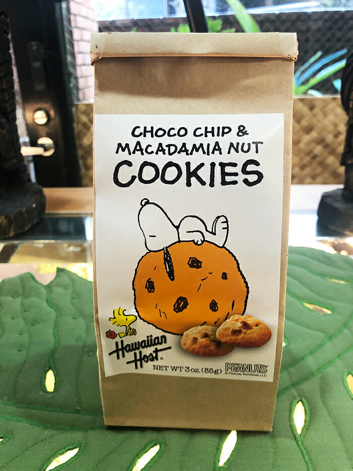 マカデミアナッツクッキー スヌーピー チョコチップマカデミアナッツクッキーbag
