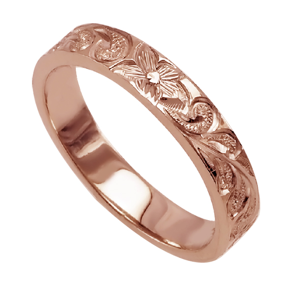 ハワイアンジュエリー リング 指輪 結婚指輪 ゴールド マリッジリング