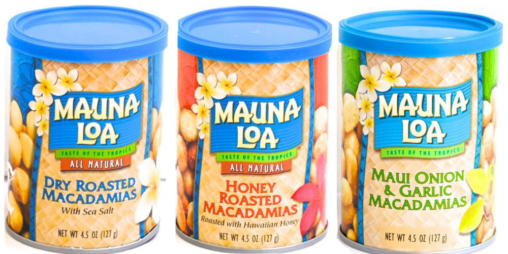 マウナロア マカダミアナッツ 4.0oz(113g）ドライロースト（塩味）、ハニーロースト、マウイオニオン、ご希望の種類をお選びくださいませ♪※北海道・九州は１万円以上で送料無料！（沖縄のぞく）