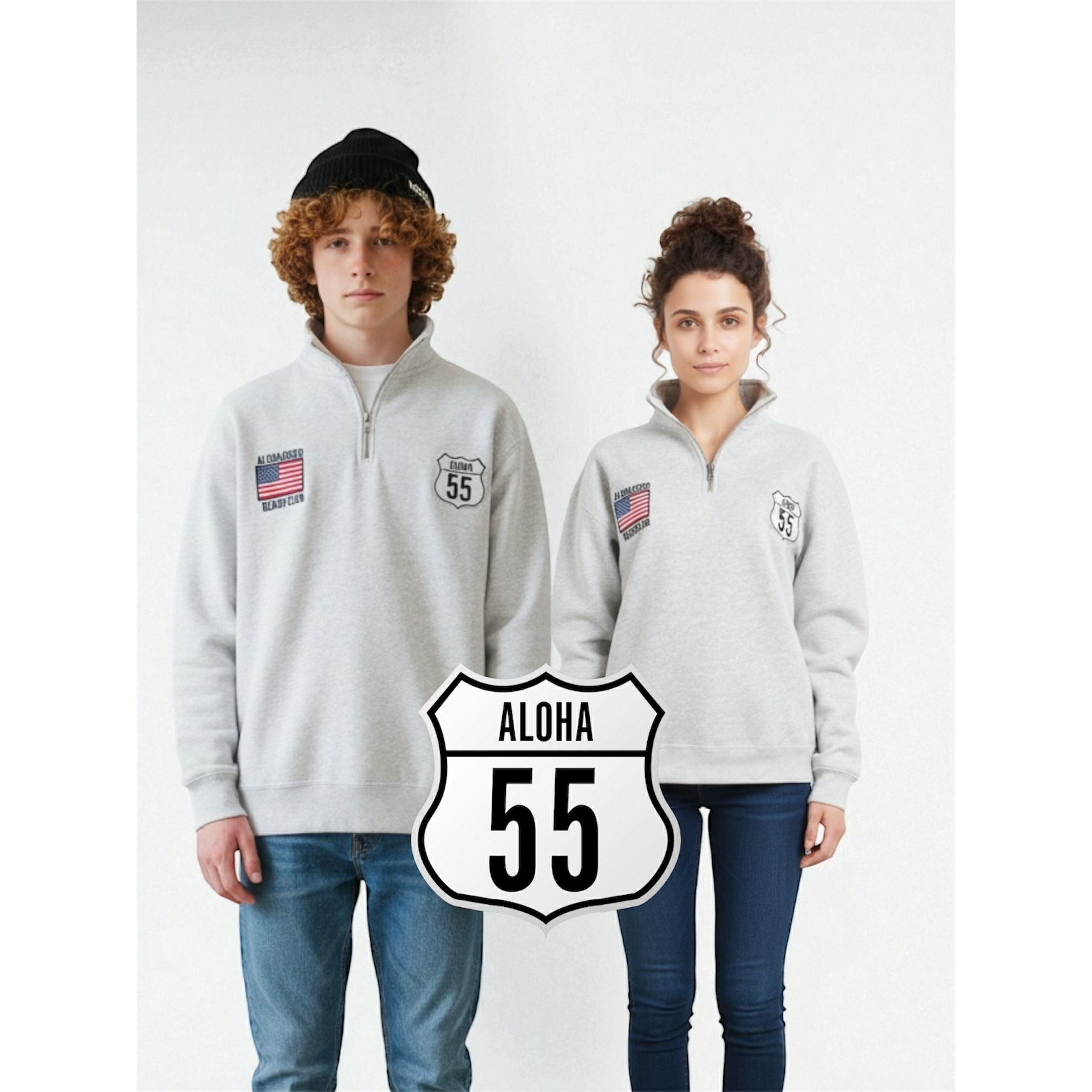 楽天市場】50's 雪柄 Half Zip Sweat (ヴィンテージスウェット ハーフ