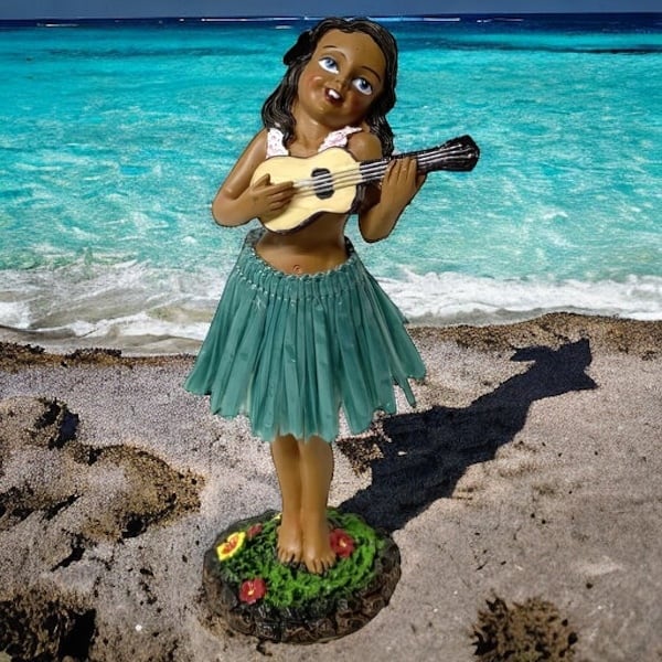 楽天市場】ミニチュアダッシュボードフラドール 〔ウクレレ