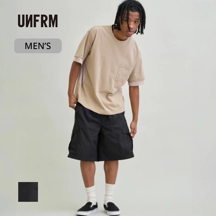 【決算セール開催中】UNFRM ナイロンタイプライターメッシュライニングBDUワイドショーツ NY TYPEWRITER MESH LINED 6/10 BDU WIDE SHORTS ユニフォームアウトドアスタンダード ショートパンツ アウトドア 軽量 通気性 カーゴ (260408)｜FASHION DELIVERIES 店