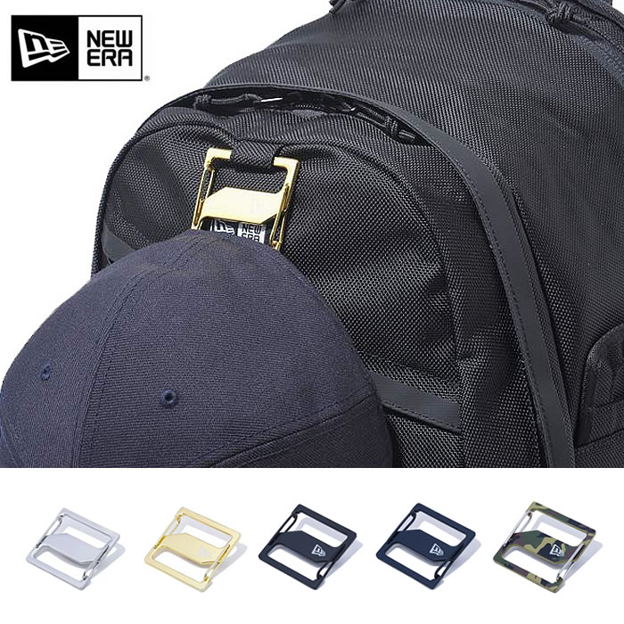 NEWERA リュック カバン キャップクリップ 付き ニューエラ キャップ NEW ERA キャップクリップ ブラック