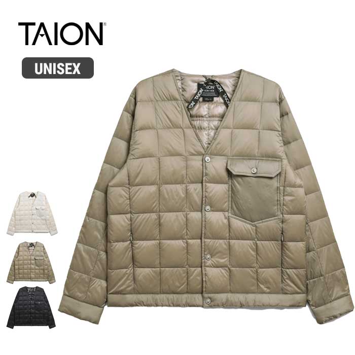 【楽天市場】タイオン ダウンカーディガン TAION (101CJ ) DOWN WORK CARDIGAN ダウンワークカーディガン
