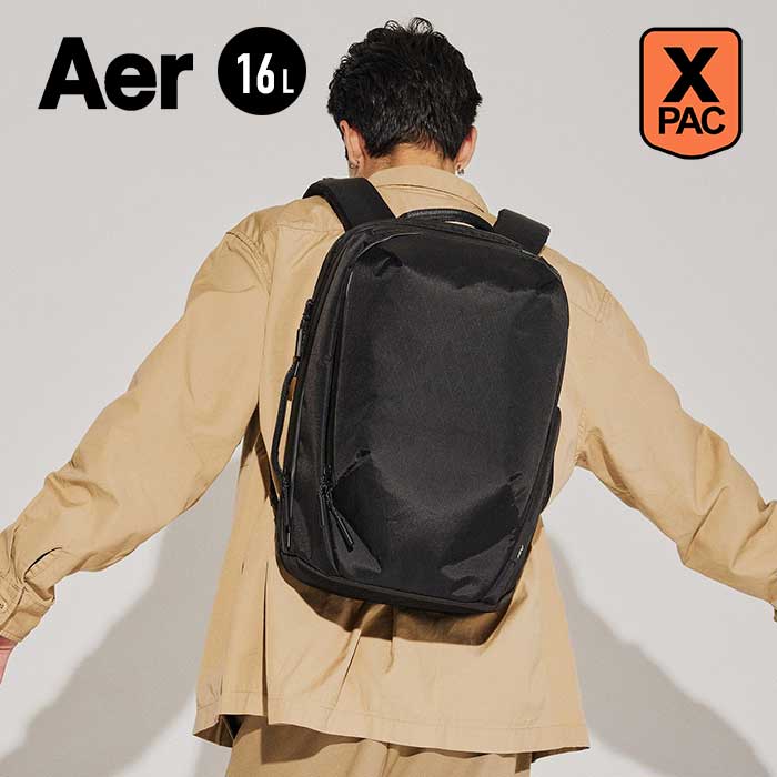 【1日最大P21倍】エアー リュック Aer 39015 TECH COLLECTION TECH PACK 3 X-Pac テックパック デイパック バックパック 16L 010 BLK バッグ Xパック 新生活 通勤 社会人 ノートPC 防水 ビジネス 軽量 ガジェット収納 エックスパック (240305)