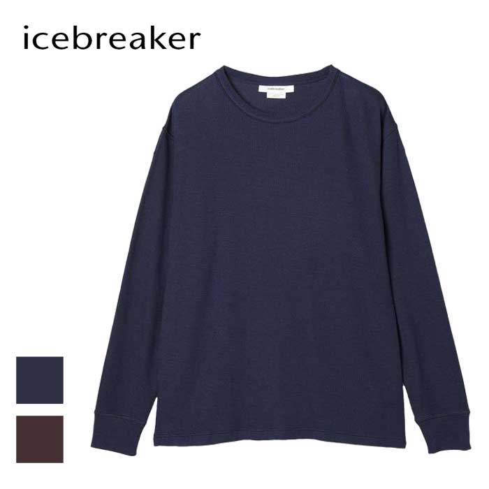 【30日最大P19倍】アイスブレーカー トレーナー スウェット ICEBREAKER IB0A575C U WAFFLE LS CREW (240917)｜FASHION DELIVERIES 店