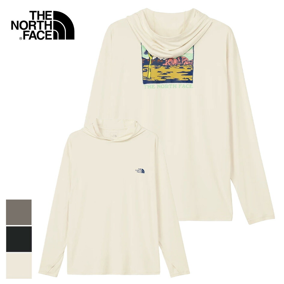 【18日最大P21倍】ザ・ノース・フェイス ラッシュガード 水着 長袖 tシャツ THE NORTH FACE NT12540 WATER SMOOTH HD ウォータースムースフーディ フード付き メンズ レディース 夏 吸汗速乾 UVカット 軽量 フード付き 軽量 通気性 ゆったり メール便