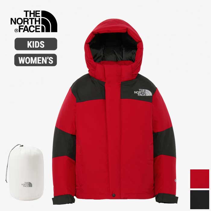【10日最大P19倍】ザ・ノース・フェイス バルトロライトジャケット ダウンジャケット キッズ レディース THE NORTH FACE BALTRO LIGHT JACKET NDJ92533 黒/赤 130-160 ノースフェイス 子供服 防寒 アウター 撥水加工 キャンプ アウトドア 親子コーデ