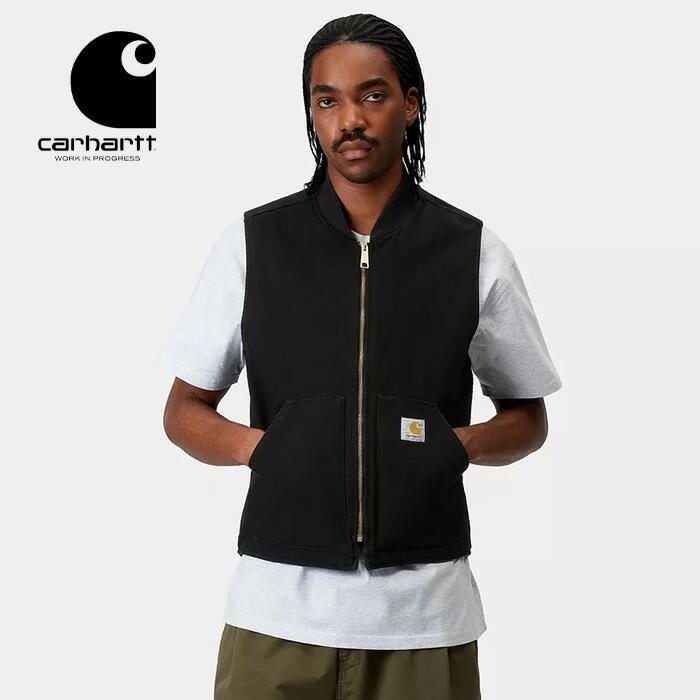 【決算セール開催中】カーハートベスト carhartt I026457 CLASSIC VESTクラシックベスト WIP ベスト メンズ ダック地 キルティング ワークベスト 秋冬 大きいサイズ ストリート系 (250328)|FASHION DELIVERIES 店