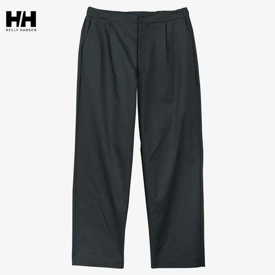 【最大P28倍マラソン】ヘリーハンセン パンツ HELLY HANSEN HH22521 RAISE TUCK PANTS レイセタックパンツ ユニセックス タックパンツ メンズ 春 撥水 アウトドア ストレートパンツ 軽量 漁網リサイクルパンツ サステナブル UVカット(250126)【SPS2603】