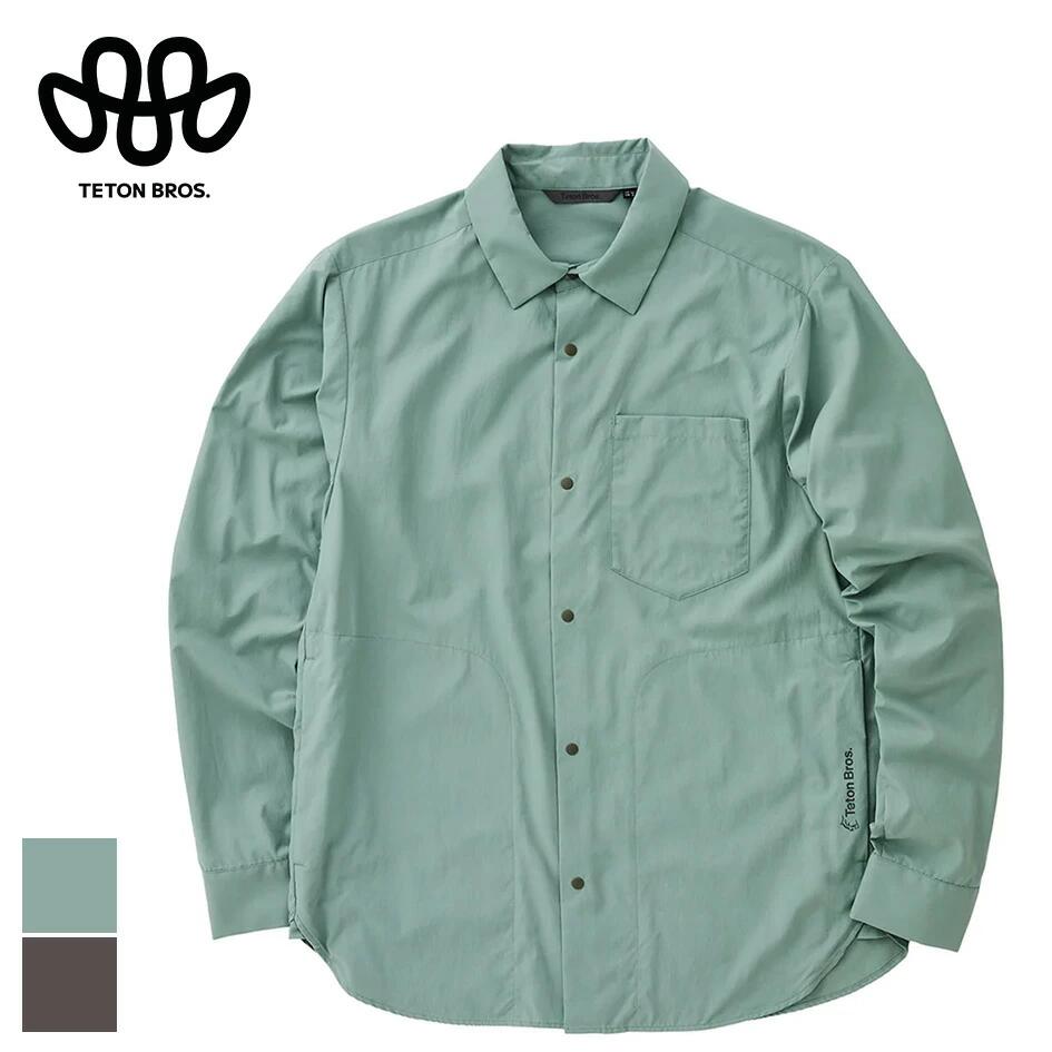 【最大P29倍マラソン】ティートンブロス TETONBROS Journey L/S Shirt Teton Bros. Journey 長袖シャツ メンズ 軽量 撥水 パッカブル (2502)