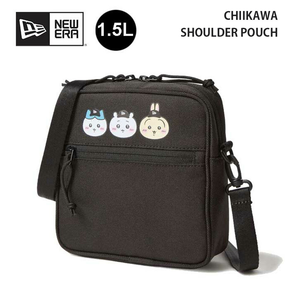 【18日最大P21倍】ニューエラ スクエアショルダーポーチ ちいかわ NEW ERA SQ SHOULDER POUCH CHIIKAWA 14864480 1.5L ハチワレ うさぎ ブラック ミニショルダーバッグ 人気 限定 キャラクター アニメ グッズ かわいい メンズ レディース ユニセックス 小物入れ (260313)