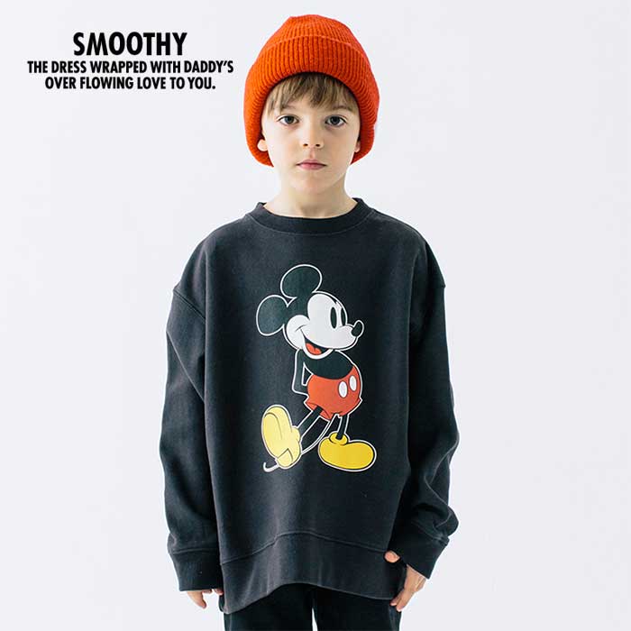 楽天市場 スムージー トレーナー Smoothy 24cs 15 ミッキーsw スウェット 子供服 0923 Sps03 Hood楽天市場店