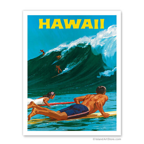 楽天市場】【ハワイアン アートプリント】ビーチ・海・山・植物・景色・風景Continental Hawaii Surfer - Travel  Poster c.1960's - （コンチネンタル ハワイ サーファー）＜コンチネンタル航空ポスター＞ハワイアン  インテリア・アート・絵画・アーティスト : ALOHA ...