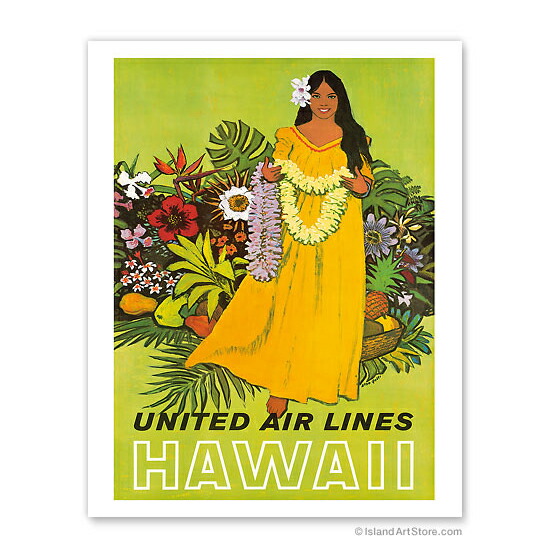 フラダンス　ハワイ　絵画　絵　水彩画　インテリア　ポスター 楽天市場】ハワイ トラベル 旅行 フラダンス Hawaii A3 サイズ