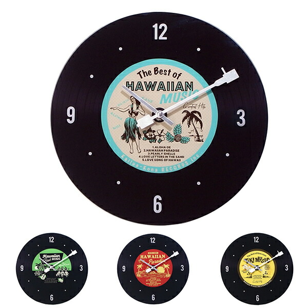 楽天市場】レコード型 壁掛け時計 LP オシャレ 音楽 DJ ターンテーブル