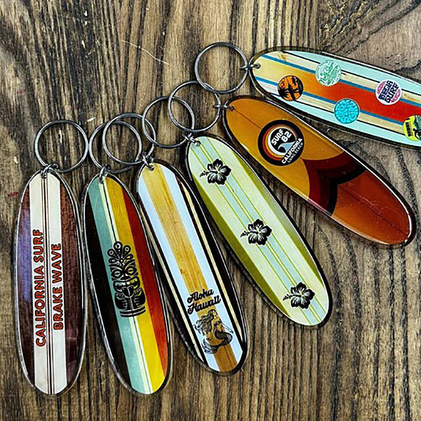 楽天市場】サーフボード型 HALEIWA HAPPY MARKET キーホルダー