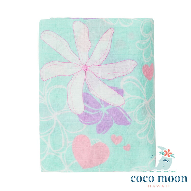 楽天市場】【Coco Moon（ココムーン）】ブランケット（Sea Flower Pineapple  シーフラワーパイナップル）セキュリティブランケットスワドル Swaddle ガーゼ ひざ掛け赤ちゃん ベビー 新生児 男の子 女の子出産祝い ギフト  プレゼントハワイ ハワイアン雑貨 お土産 : ALOHA ...