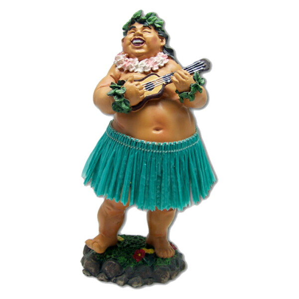 ヴィンテージ　ハワイ　Hawaii土産　絵画　ウクレレ　フラ アロハシャツ ビンテージ スタイルでハワイ ウクレレ - ウクレレ