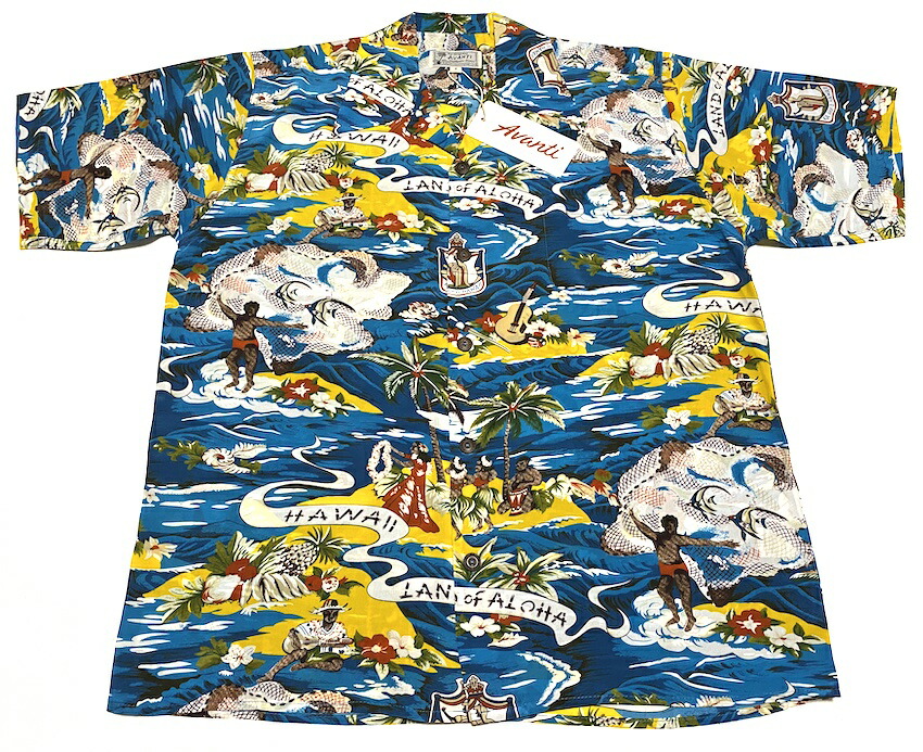 『ディカプリオ着用』　SENSHI アロハシャツ　ロミオ+ジュリエット 青　M Senshi hawaii shirt アロハシャツ - Romeo and Juliet 1996