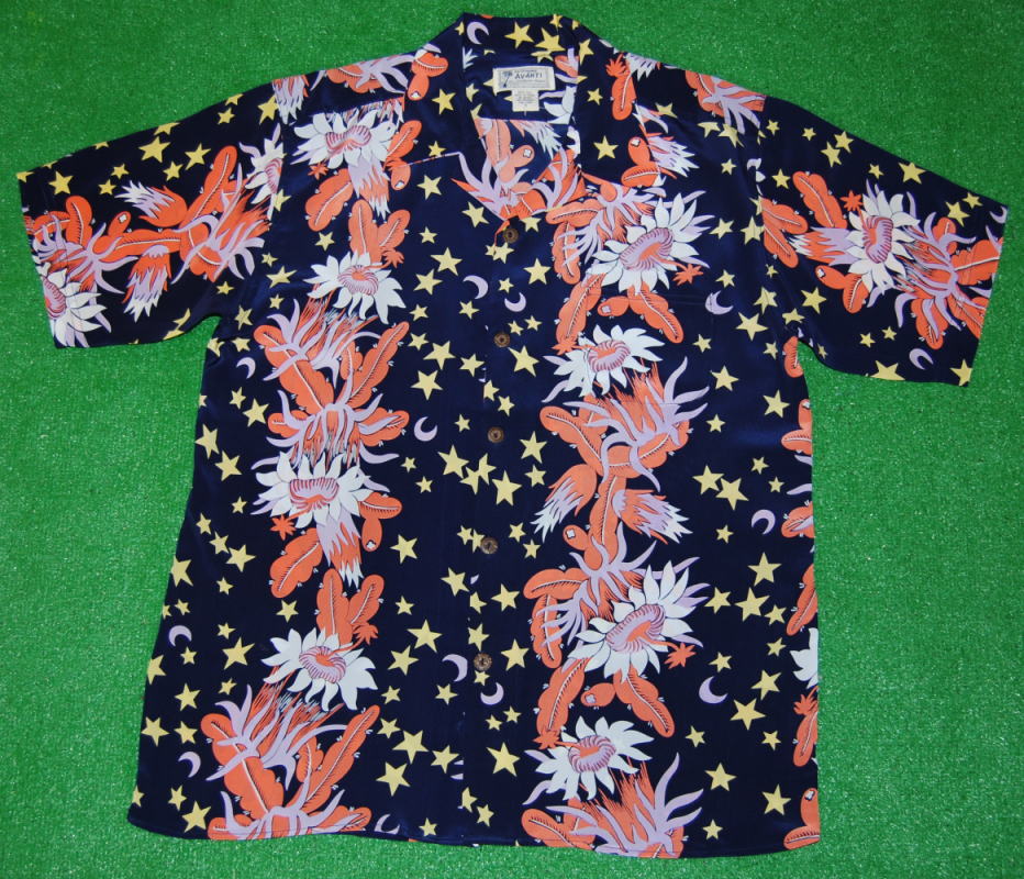 AVANTI アヴァンティシルクフラガールSILKALOHASHIRTS アロハ+