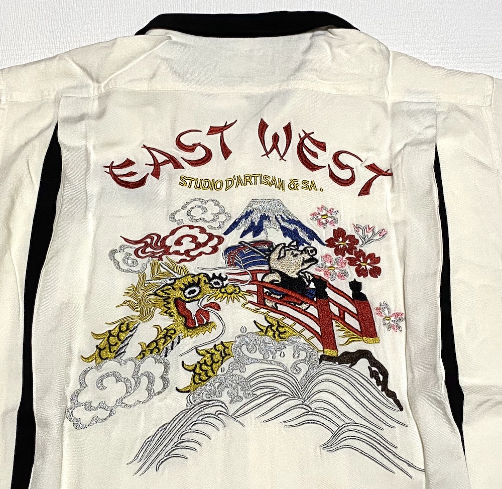 アロハシャツ メンズ 半袖 大きいサイズ Studio D Artisan ステュディオ ダ ルチザン Sd5655iv オフホワイト 豚柄 洋柄 スカシャツ 和柄 富士山 龍 プレゼント ギフト 人気 おしゃれ ブランド イベント 旅行 クールビズ 結婚式 父の日 q キャンプ リモート 送料無料