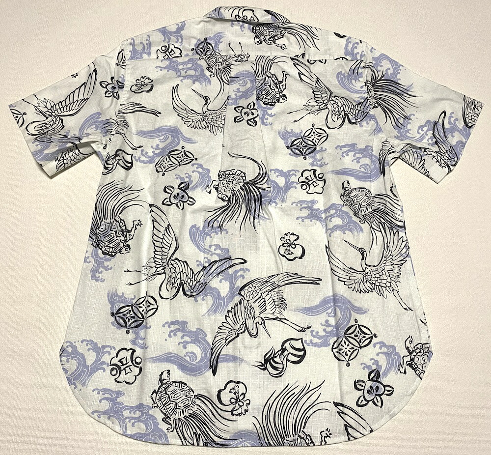 アロハシャツ メンズ 半袖 大きいサイズ 衣櫻 衣桜 ころもざくら Kz018 白 しろ 鶴亀柄 吉祥文様 縁起物 長寿 和柄 おしゃれ 人気 プレゼント ギフト 還暦 お祝い イベント 衣装 ブランド レディース 個性的 q キャンプ おでかけ 送料無料 Brandingidentitydesign Com