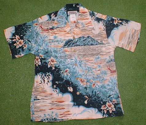 MAKANA LEI / マカナレイ シルク100% 和柄アロハシャツ XL MAKANA LEI