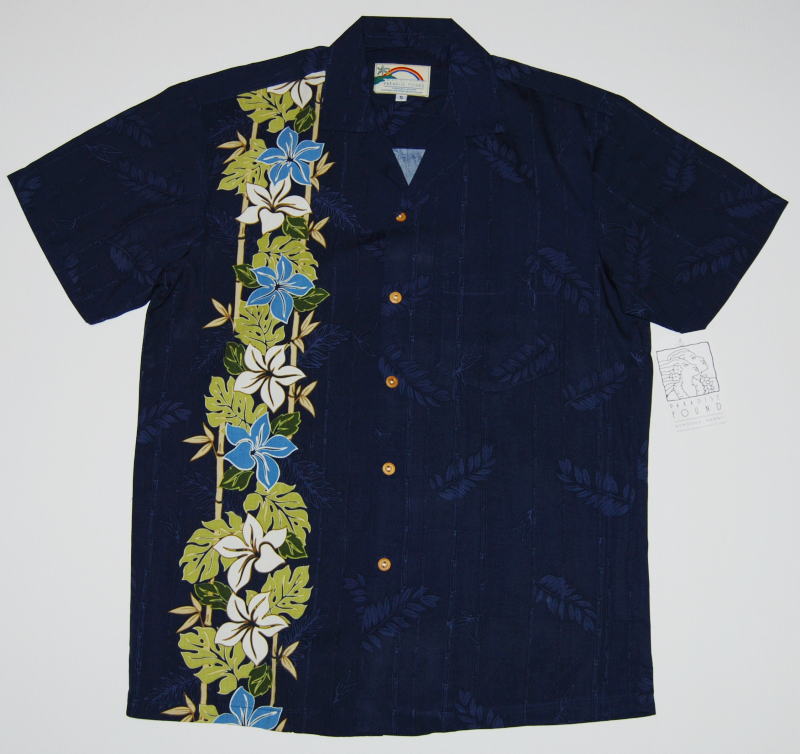 アロハシャツ メンズ 大きいサイズ ハワイ製 PARADISE FOUND パラダイスファウンド PF141 ネイビー 紺 花柄 フラワー ハイビスカス リーフ 葉 モンステラ 竹 バンブー プレゼント ギフト 誕生日 イベント 父の日 旅行 クリスマス おしゃれ 人気 アウトドア 開襟 送料無料 13,118円