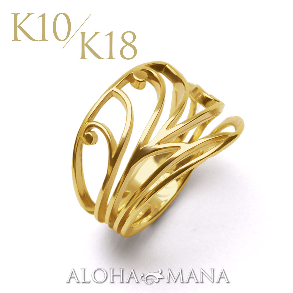 楽天市場】ダイヤリング K18 ダイヤモンド 0.10ct リング［Float