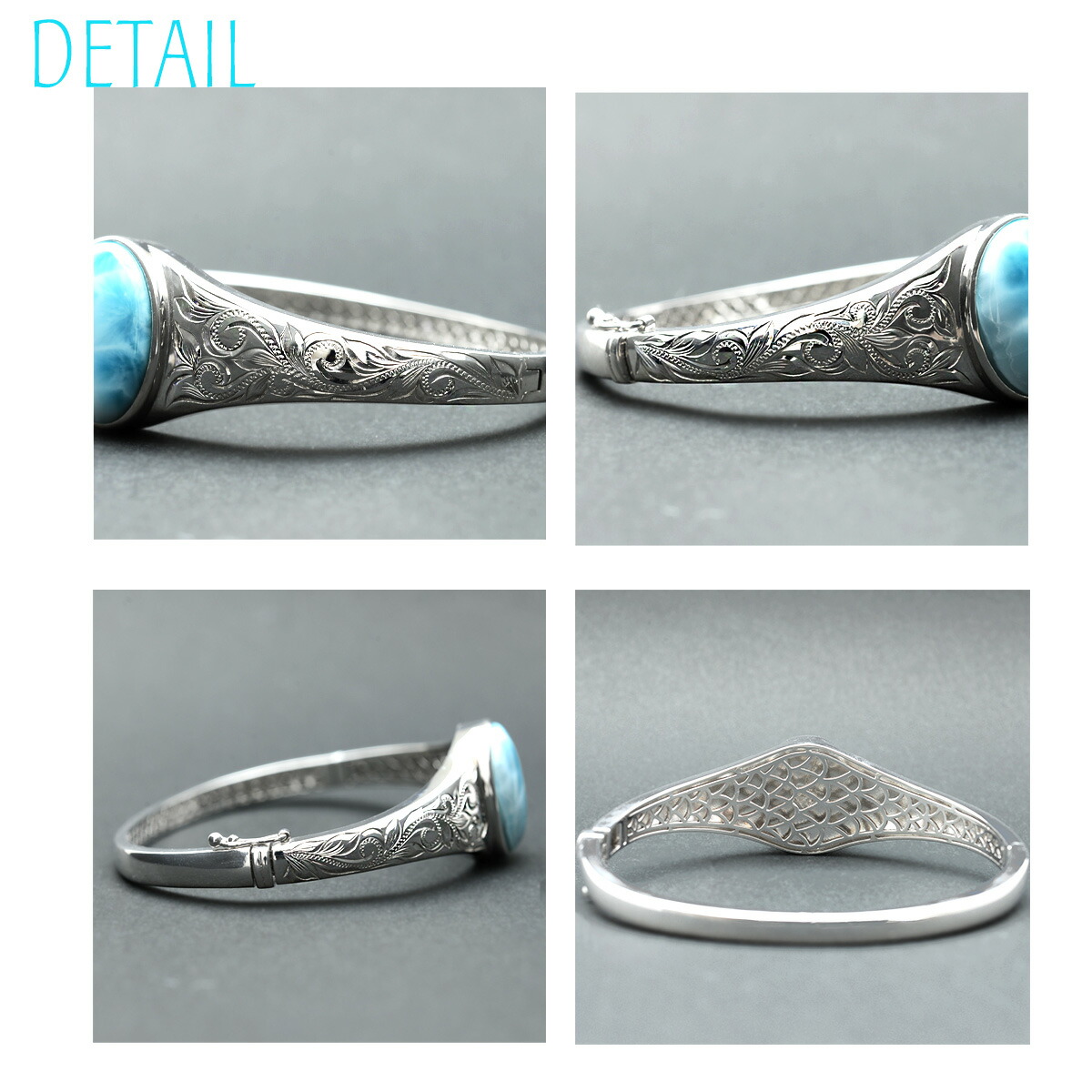 ハワイアンジュエリー バングル 女性 アクセサリー シルバー メンズ レディース