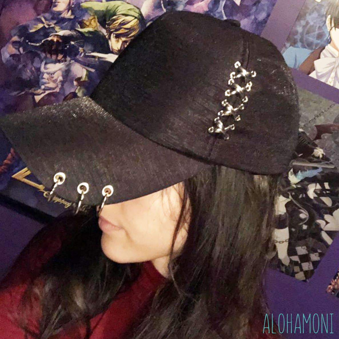 楽天市場 ブラック 3連リング 4連エンブレム キャップ ピアス リング付き ピアス 帽子 男女兼用 黒 韓国 オルチャン Bts 防弾少年団 ジミン テテ スタイル シンプル スタイリッシュ インパクト抜群 レディース メンズ 男女兼用 ユニセックス Alohamoni 海外輸入