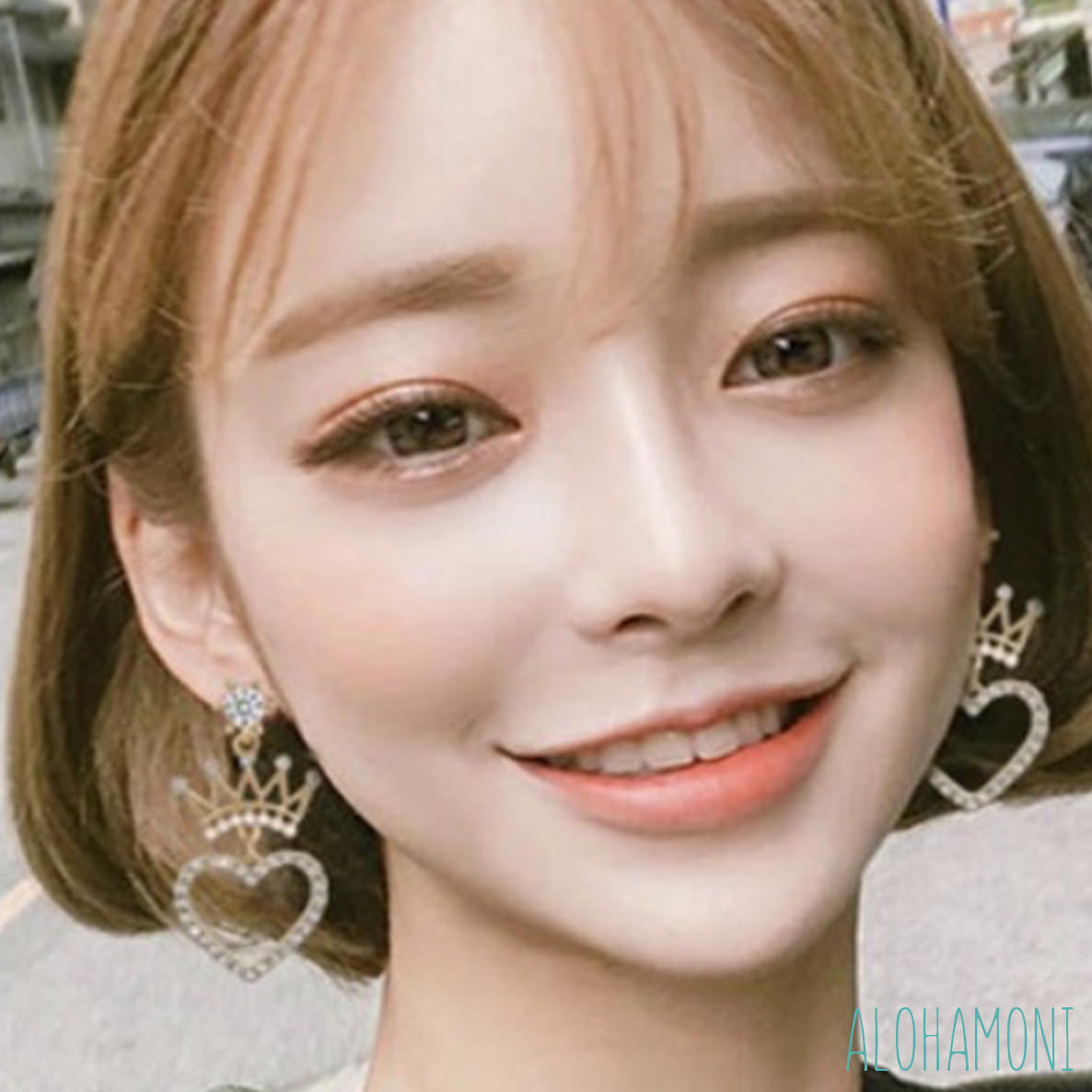 楽天市場 クラウン ハート ゴールド ピアス キュービック ジルコニア ストーン 王冠 大ぶり 韓国 オルチャン シルバー925 Cz キュービックジルコニア クリア 光沢 輝き キラキラ カワイイ 上品 大人レディース Alohamoni 海外輸入アクセサリー