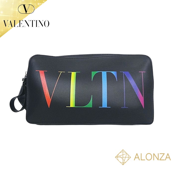 VALENTINO(ヴァレンティノ) VLTN ウエストバッグ レインボー バッグ