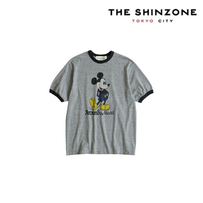 THE SHINZONE シンゾーン ミッキーマウス Tシャツ シンゾーン THE SHINZONE MICKEY RINGER TEE ディズニー