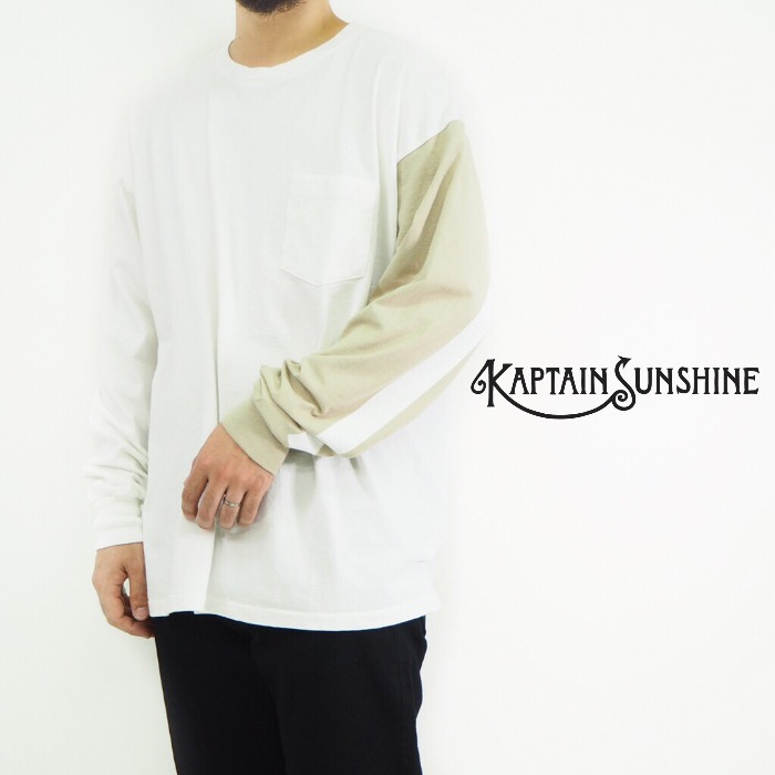 国産品 Tシャツ カットソー 10 Off ポイント10倍 秋冬新作 Ksfcs13 Tee Sleeve Long Coast メンズwest キャプテンサンシャイン Sunshine 15 00まで Kaptain 1 11 Dgb Gov Bf